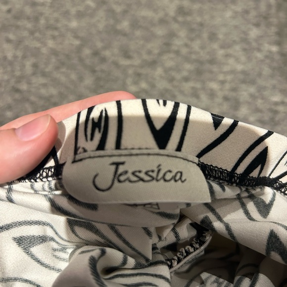 Jessica Monochrome Swirl Maxi Dress - Picture 3 of 3